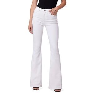 NWT Hudson White Holly High Rise 5 Pkt Flare Jean Size 26